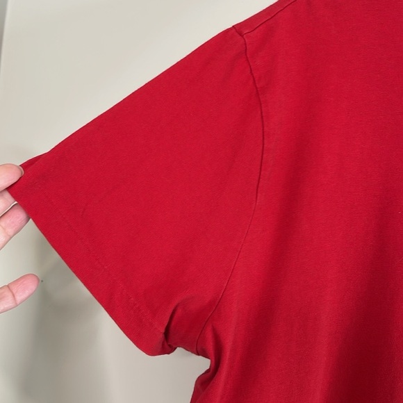 Polo Ralph Lauren Red T-Shirt Embroidered Logo Short Sleeve Crewneck XL *As Is* - Picture 6 of 14